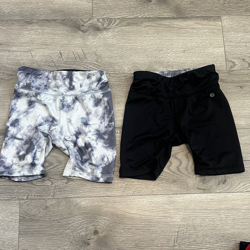 Layer 8 Kids Tie-Dye and Black Shorts